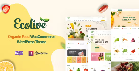 Organic Food Store WordPress Theme