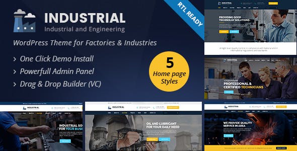 HTML Website template - theme for business website