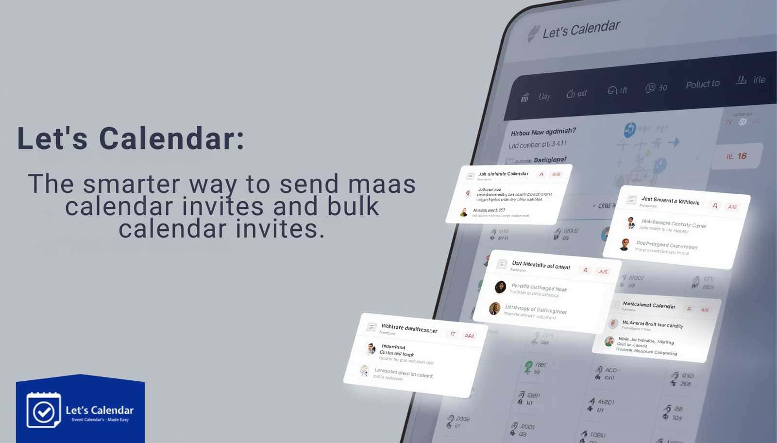 Let’s Calendar: The Smarter Way to Send Mass Calendar Invites and Bulk Calendar Invites.